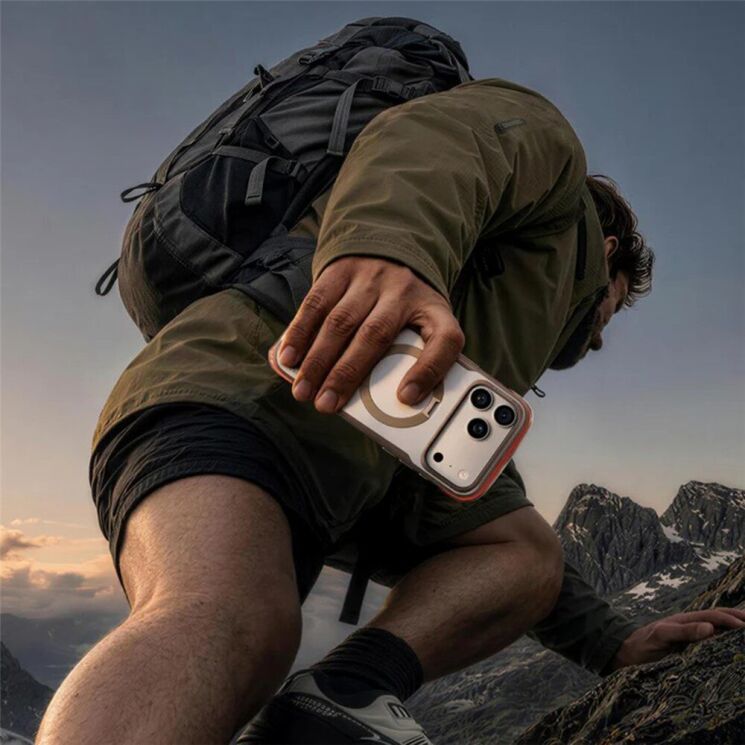 Захисний чохол TORRAS Ostand Q3 Air Pro with MagSafe для Apple iPhone 17 Pro Max - Obsidian Core (411118OC) Захисний чохол TORRAS Ostand Q3 Air Pro with MagSafe для Apple iPhone 17 Pro Max - Obsidian Core: фото 5 з 11