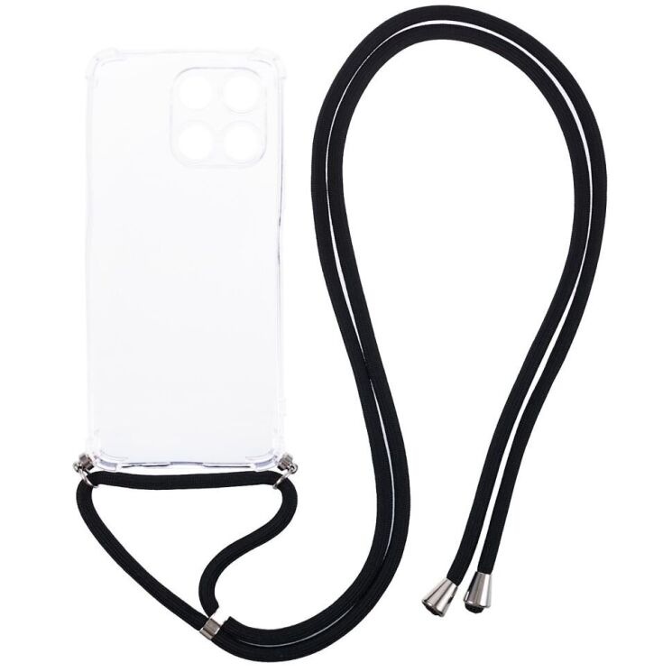 Захисний чохол UniCase AirBag with Strap для Honor X6a - Transparent: фото 1 з 7