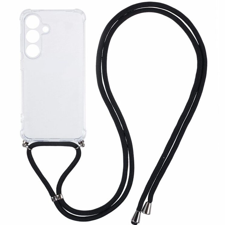 Защитный чехол UniCase AirBag with Strap для Samsung Galaxy S26 Plus - Transparent: фото 1 из 6