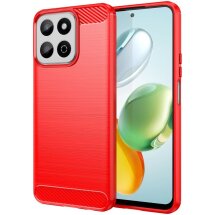 Защитный чехол UniCase Carbon для Honor 200 Smart - Red: фото 1 из 8