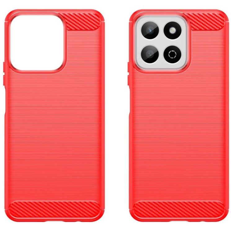 Защитный чехол UniCase Carbon для Honor 200 Smart - Red: фото 2 из 8