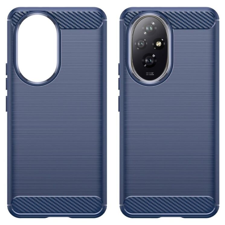 Захисний чохол UniCase Carbon для Honor 200 - Blue: фото 2 з 8