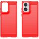 Защитный чехол UniCase Carbon для Motorola Edge 50 Fusion - Red (354218R). Фото 2 из 8