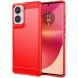 Защитный чехол UniCase Carbon для Motorola Edge 50 Fusion - Red (354218R). Фото 1 из 8