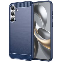 Защитный чехол UniCase Carbon для Samsung Galaxy S25 FE (S731) - Blue: фото 1 из 13