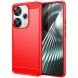 Защитный чехол UniCase Carbon для Xiaomi Poco F6 - Red (355007R). Фото 1 из 11