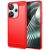Защитный чехол UniCase Carbon для Xiaomi Poco F6 - Red: фото 1 из 11