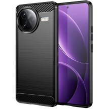 Защитный чехол UniCase Carbon для Xiaomi Poco F7 Ultra - Black: фото 1 из 8