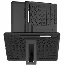 Защитный чехол UniCase Combo для Samsung Galaxy Tab S7 FE / S7 Plus / S8 Plus (T730/736/800/806/970/975) - Black: фото 1 из 10