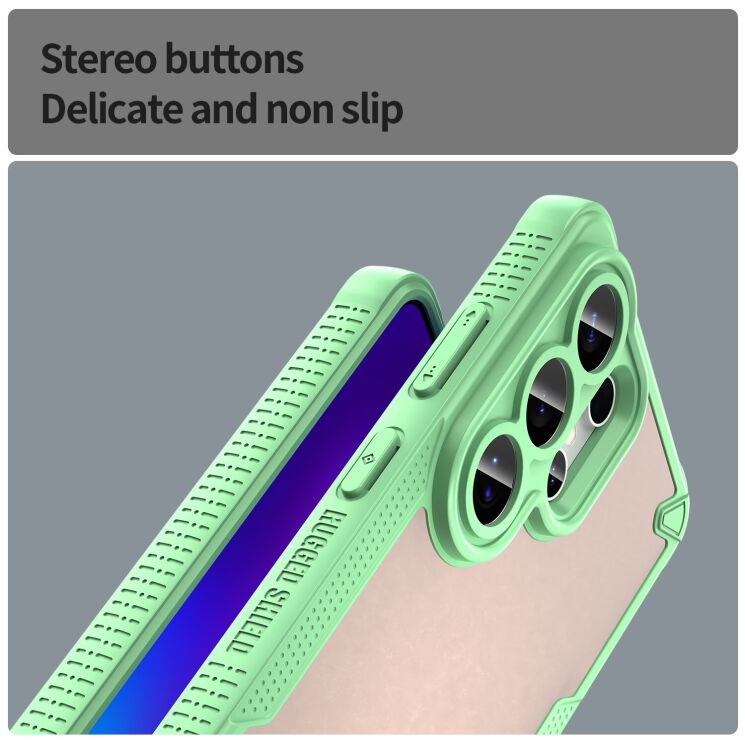 Защитный чехол UniCase Falcon Frame для Samsung Galaxy S26 Ultra - Green: фото 5 из 10