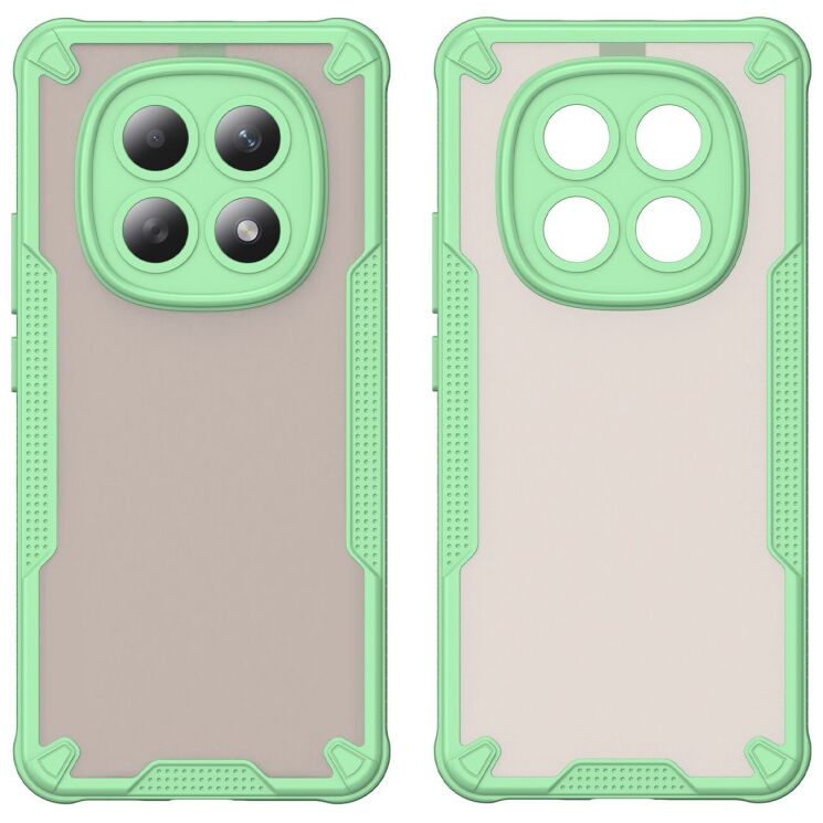 Защитный чехол UniCase Falcon Frame для Xiaomi Redmi Note 15 (4G/5G) / Poco M8 - Green: фото 2 из 9