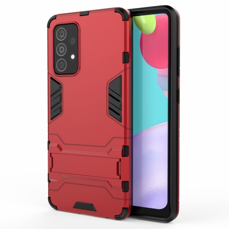 Захисний чохол UniCase Hybrid для Samsung Galaxy A52 (A525) / A52s (A528) - Red: фото 2 з 8