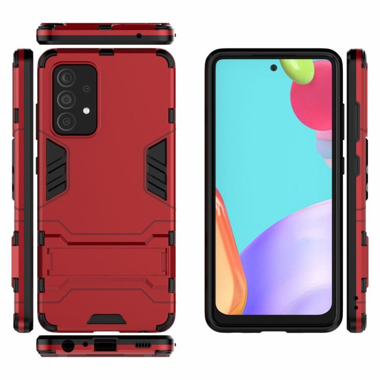 Захисний чохол UniCase Hybrid для Samsung Galaxy A52 (A525) / A52s (A528) - Red: фото 4 з 8