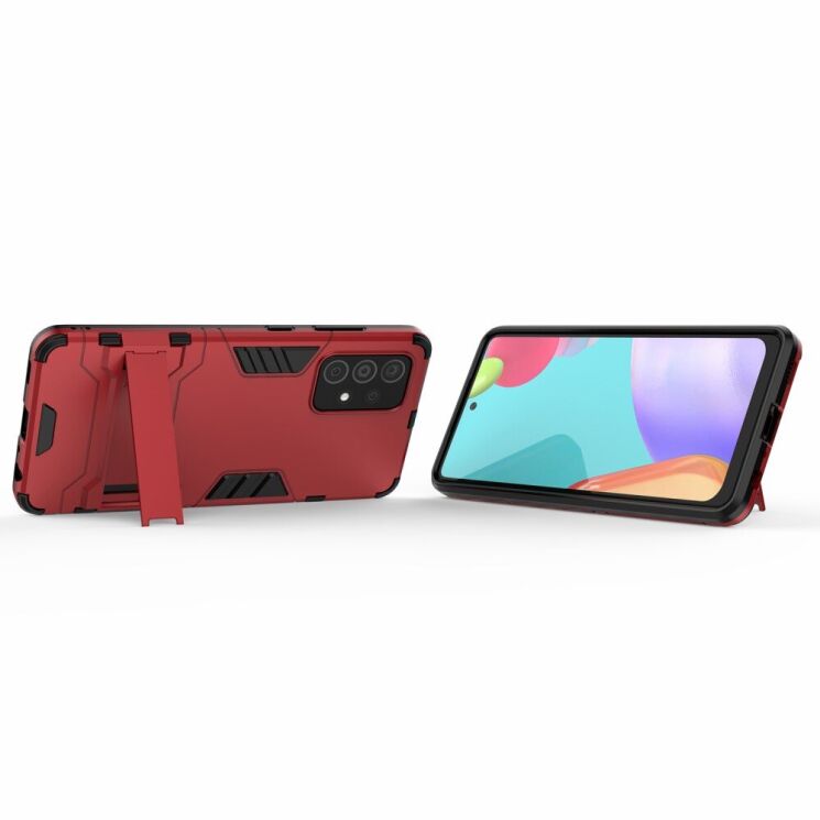 Захисний чохол UniCase Hybrid для Samsung Galaxy A52 (A525) / A52s (A528) - Red: фото 3 з 8