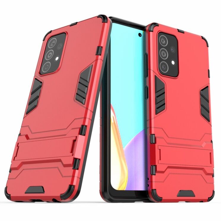 Захисний чохол UniCase Hybrid для Samsung Galaxy A52 (A525) / A52s (A528) - Red: фото 1 з 8