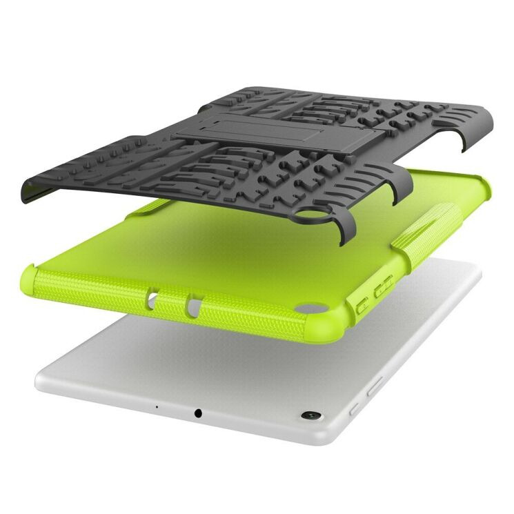 Противоударный чехол UniCase Hybrid X для Samsung Galaxy Tab A 10.1 2019 (T510/515) - Green: фото 4 из 14