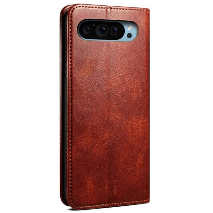 Защитный чехол UniCase Leather Wallet для Google Pixel 9 / 9 Pro - Brown: фото 6 из 7