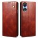 Защитный чехол UniCase Leather Wallet для OPPO A78 - Brown (336620Z). Фото 1 из 8