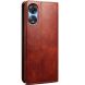 Защитный чехол UniCase Leather Wallet для OPPO A78 - Brown (336620Z). Фото 7 из 8