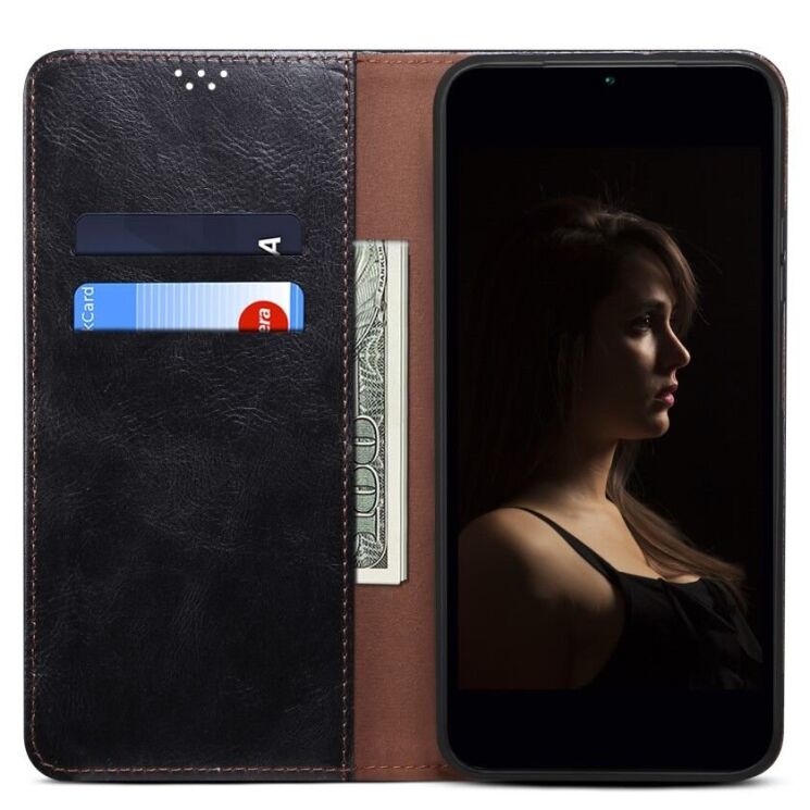Защитный чехол UniCase Leather Wallet для Samsung Galaxy S23 Ultra (S918) - Black: фото 2 из 9