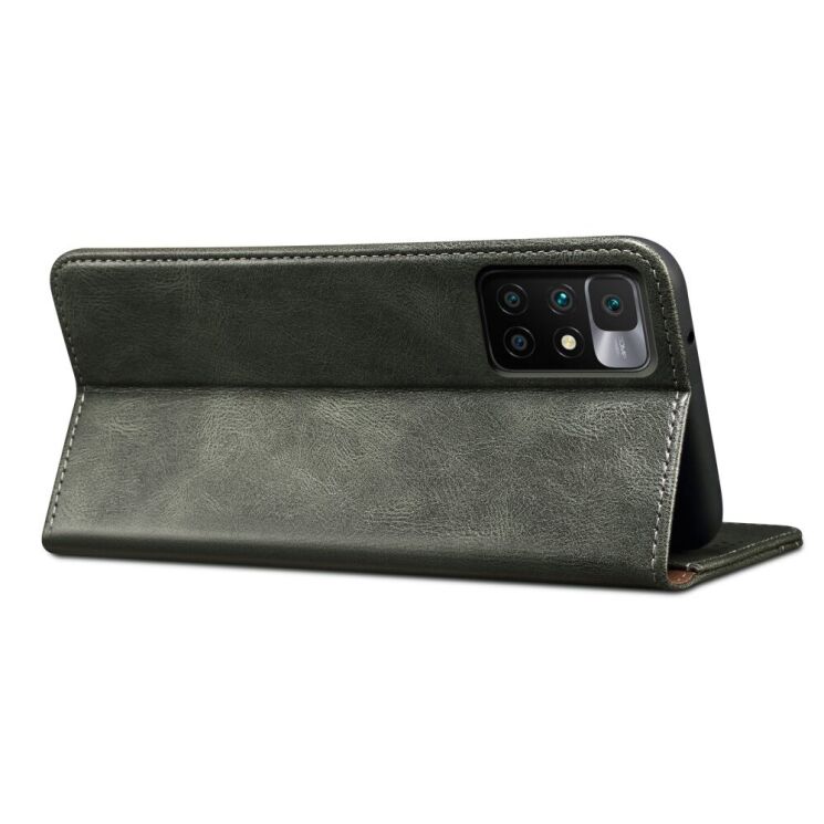 Защитный чехол UniCase Leather Wallet для Xiaomi Redmi 10 / 10 (2022) / 10 Prime - Green: фото 3 из 10