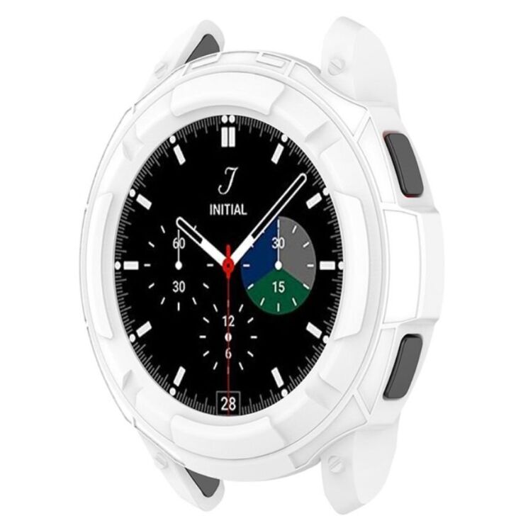 Защитный чехол UniCase Silicone Cover для Samsung Galaxy Watch 4 Classic (42mm) - White: фото 6 из 9
