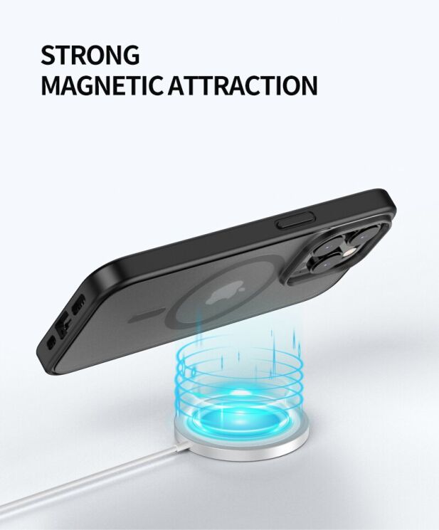 Защитный чехол UniCase Spectre Series для Apple iPhone 15 Pro Max - Black: фото 8 из 8