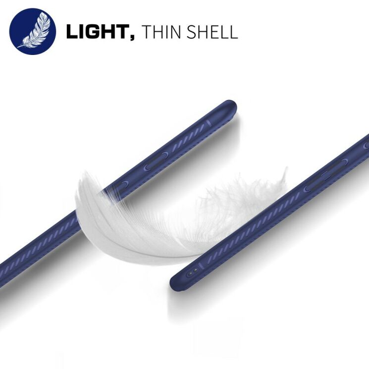 Защитный чехол UniCase Twill Soft для Google Pixel 4A - Blue: фото 8 из 8