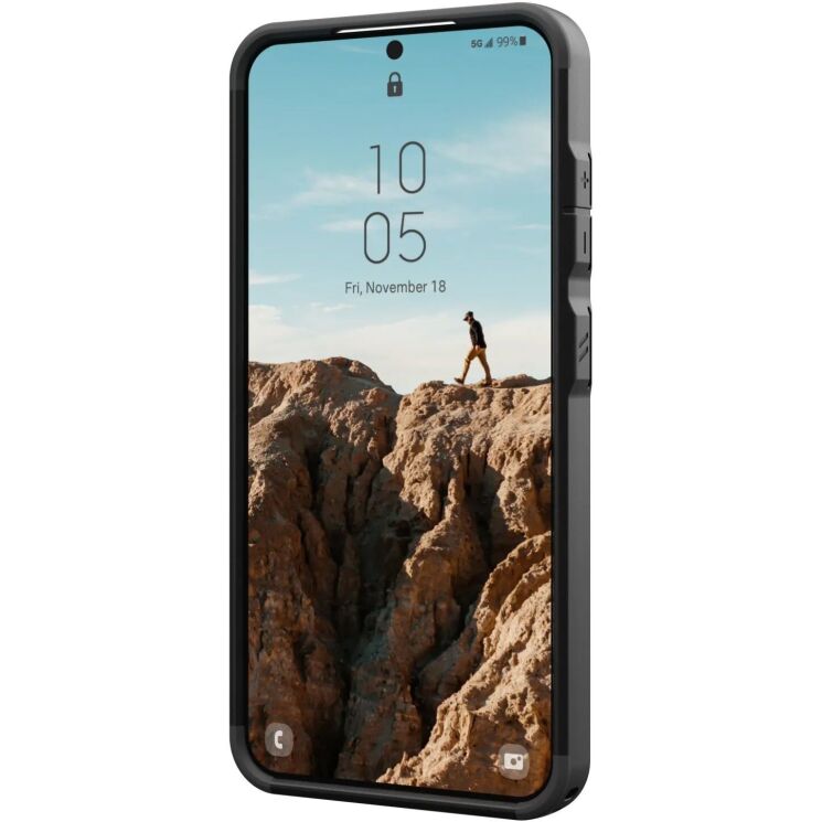 Защитный чехол URBAN ARMOR GEAR (UAG) Civilian для Samsung Galaxy S24 (S921) - Black: фото 5 из 9