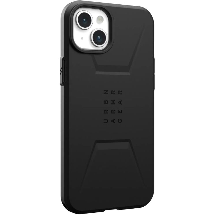 Защитный чехол URBAN ARMOR GEAR (UAG) Civilian MagSafe для Apple iPhone 15 Plus - Black: фото 3 из 10