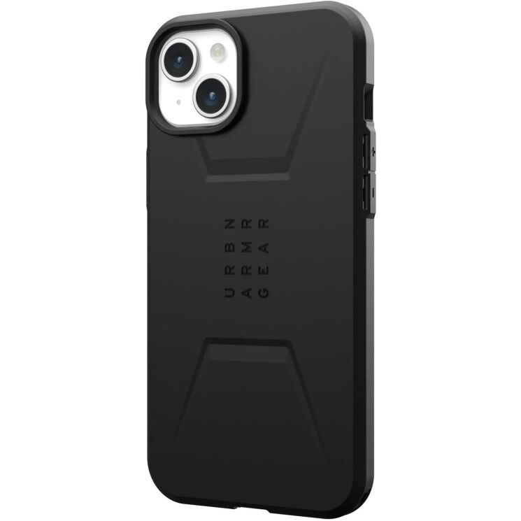 Защитный чехол URBAN ARMOR GEAR (UAG) Civilian MagSafe для Apple iPhone 15 Plus - Black: фото 2 из 10