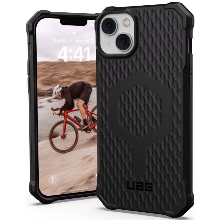 Защитный чехол URBAN ARMOR GEAR (UAG) Essential Armor MagSafe для iPhone 14 Plus (114090114040) - Black: фото 1 из 9