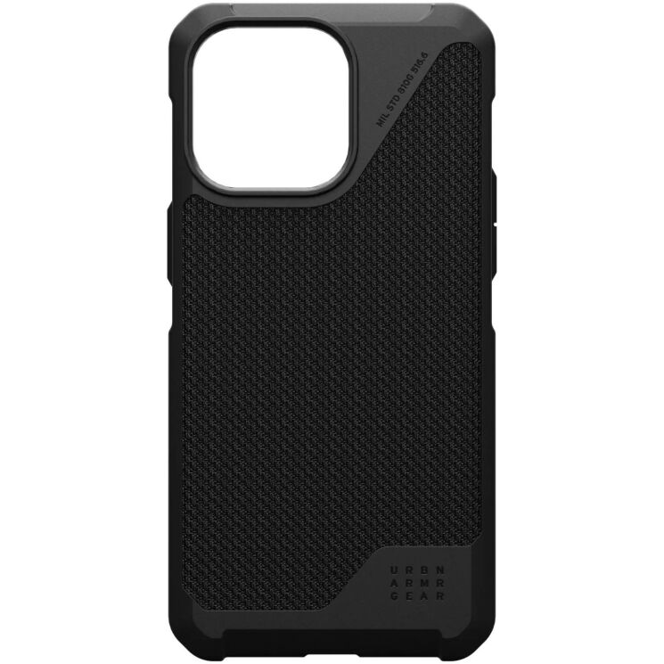 Захисний чохол URBAN ARMOR GEAR (UAG) Metropolis LT MagSafe для Apple iPhone 15 Pro Max - Kevlar Black: фото 7 з 10