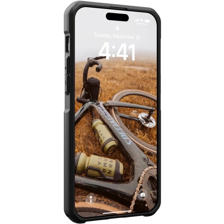 Захисний чохол URBAN ARMOR GEAR (UAG) Metropolis LT MagSafe для Apple iPhone 15 Pro Max - Kevlar Black: фото 5 з 10