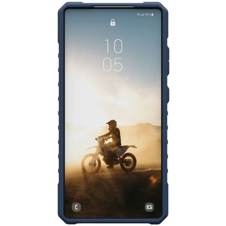 Захисний чохол URBAN ARMOR GEAR (UAG) Pathfinder Clear MagSafe для Samsung Galaxy S25 Ultra (S938) 2144831BV03 - Blues Lanyard: фото 2 з 8