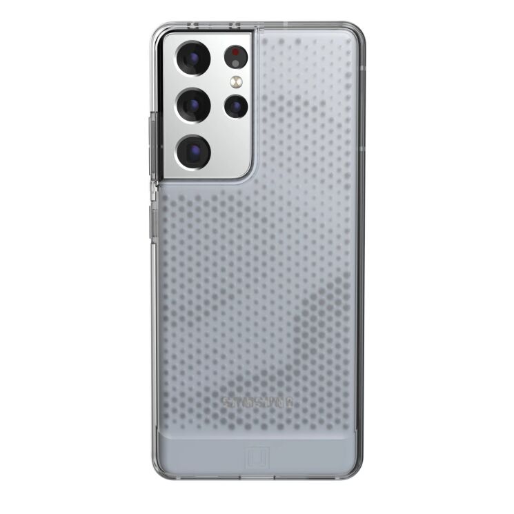 Захисний чохол URBAN ARMOR GEAR (UAG) [U] Lucent Series для Samsung Galaxy S21 Ultra (G998) - Ice: фото 1 з 5