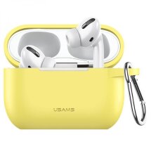 Захисний чохол USAMS US-BH568 Protective Cover для Apple AirPods Pro - Yellow: фото 1 з 11