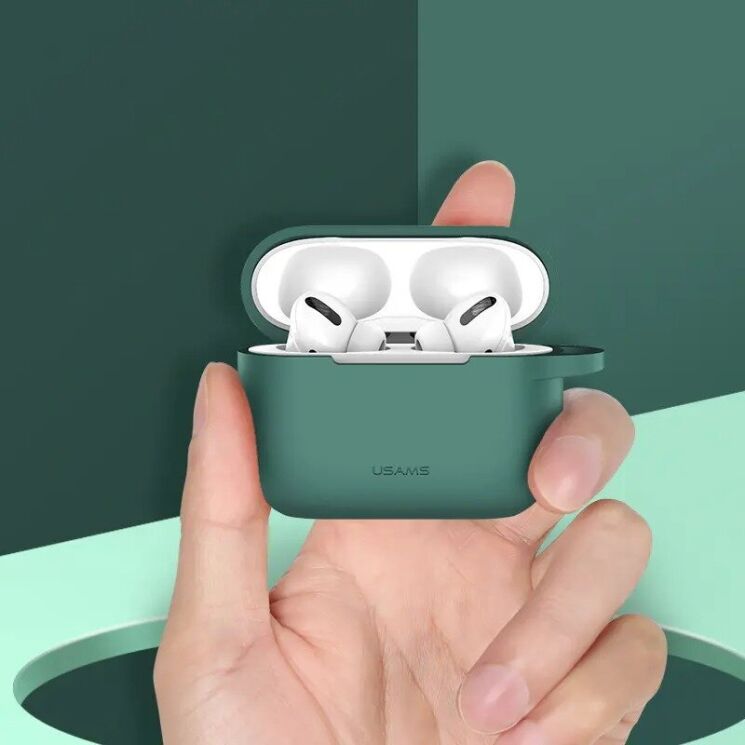 Захисний чохол USAMS US-BH568 Protective Cover для Apple AirPods Pro - Yellow: фото 9 з 11
