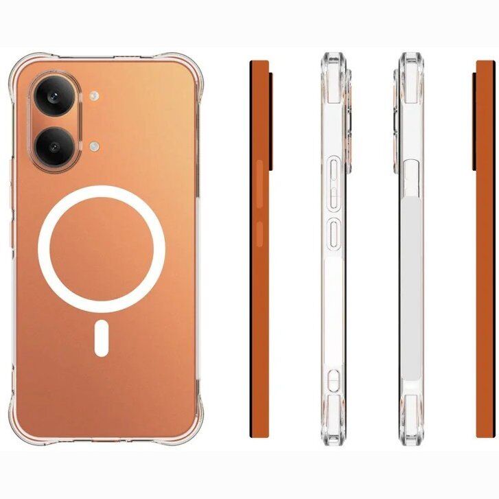 Защитный чехол WANLONFENG Clear MagCase для Xiaomi Poco X8 Pro Max - Transparent (410815T) Защитный чехол WANLONFENG Clear MagCase для Xiaomi Poco X8 Pro Max - Transparent: фото 5 из 6