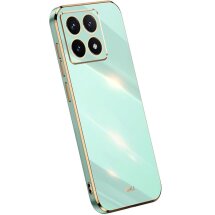 Защитный чехол XINLI Porcelain Design для Xiaomi 14T - Cyan: фото 1 из 9