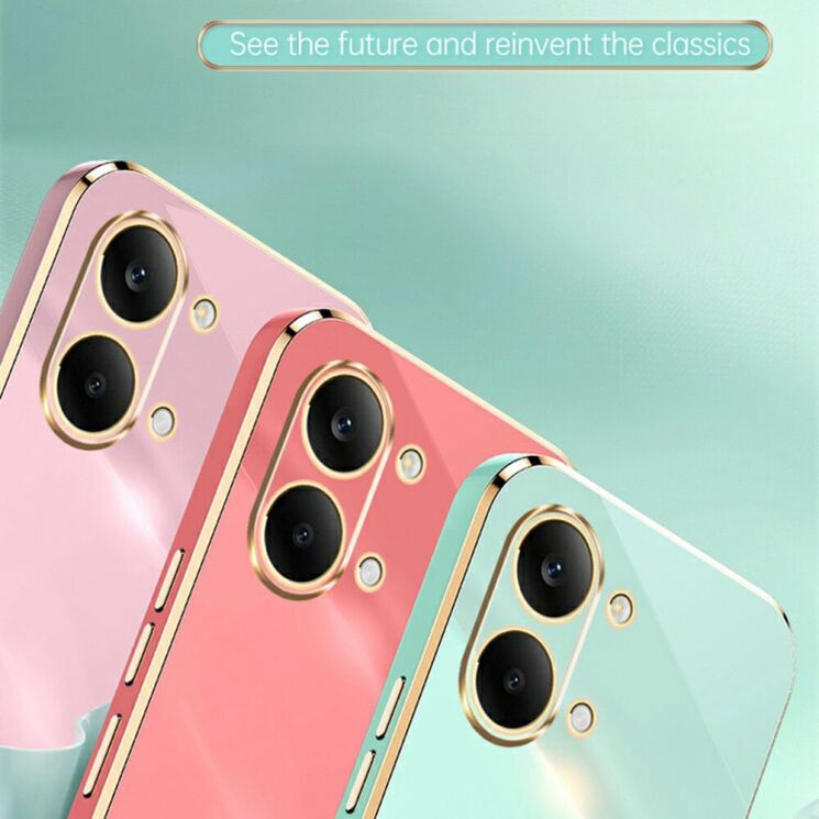Защитный чехол XINLI Porcelain Ring для Xiaomi Poco X8 Pro Max - Cyan: фото 3 из 6