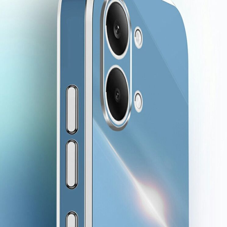 Защитный чехол XINLI Porcelain Ring для Xiaomi Poco X8 Pro Max - Cyan: фото 6 из 6