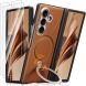 Защитный комплект TORRAS Ostand Q3 VegSkin with MagSafe (FF) для Samsung Galaxy Fold 8 Ultra - Brown (424065Z). Фото 1 из 10