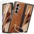 Защитный комплект TORRAS Ostand Q3 VegSkin with MagSafe (FF) для Samsung Galaxy Fold 8 Ultra - Brown: фото 1 из 10