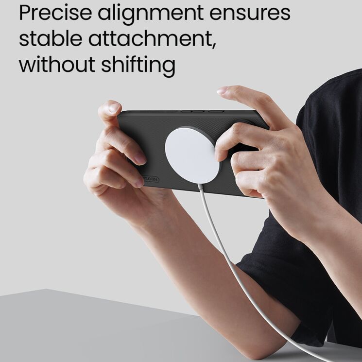Захисний (PC+TPU) чохол NILLKIN Frosted Shield Pro Magnetic для Google Pixel 11 Pro - Black: фото 12 з 13