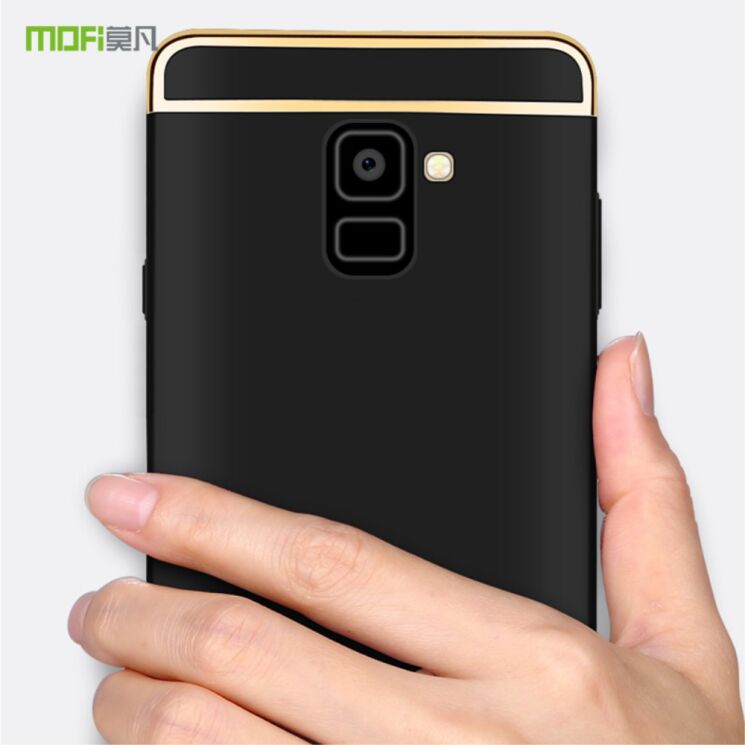 Захисний чохол MOFI Full Shield для Samsung Galaxy A8+ 2018 (A730) - Black: фото 2 з 7