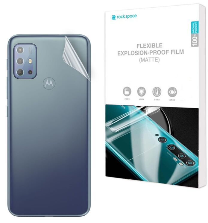 Антиблікова плівка на задню панель RockSpace Explosion-Proof Matte для Motorola Moto G20: фото 1 з 9
