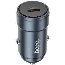 Автомобильное зарядное устройство Hoco Z57 Glorious PD30W - Metal Gray: фото 1 из 7