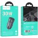 Автомобильное зарядное устройство Hoco Z57 Glorious PD30W - Metal Gray (923296H). Фото 5 из 7