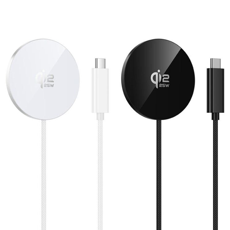 Бездротовий зарядний пристрій Hoco CW63 Pro QI2 (25W) - White: фото 6 з 8